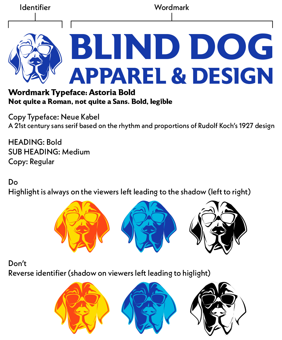 Blind Dog Branding