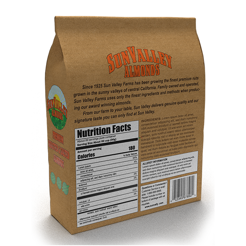 Sun Valley Almonds Graphic