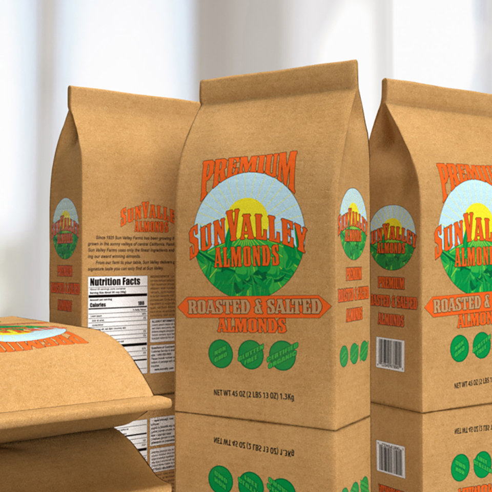 Sun Valley Almonds Graphic
