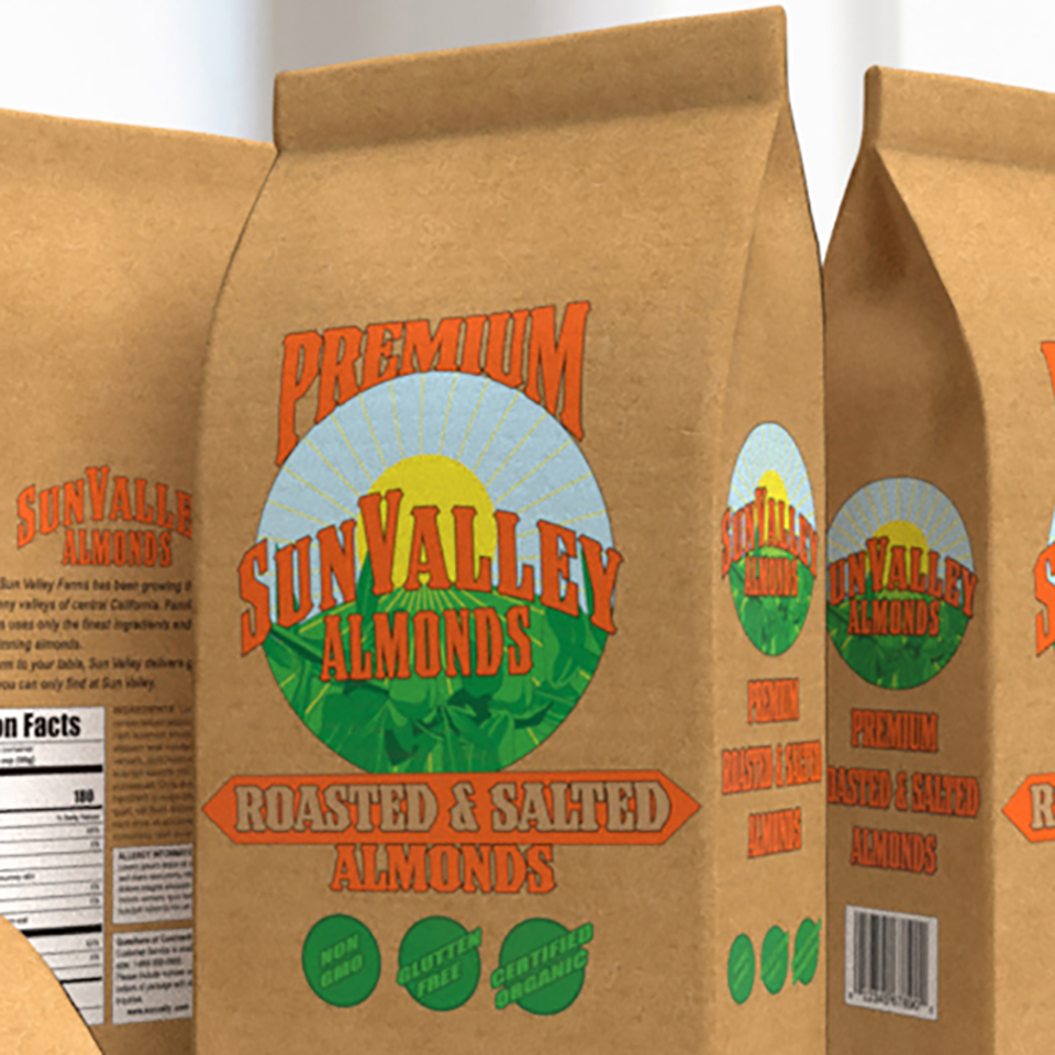 Sun Valley Almonds Graphic